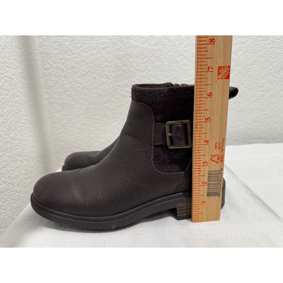 UGG Women's Size 7 Ankle Boots Booties Leather 1120775 Brown - Picture 10 of 10